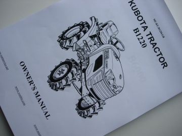 Manuel utilisateur Kubota en anglais - Kubota : B1220
