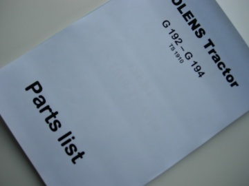 Vues éclatées Bolens