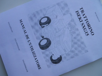 Manuel Utilisateur Iseki en italien - Iseki : Mowers
