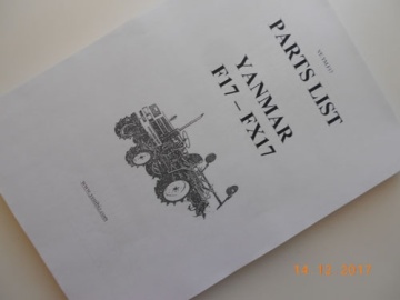 Vues éclatées Yanmar  - Yanmar : F17
