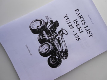 Vues éclatées Iseki  - Iseki : TU125, TU135, TU PP
