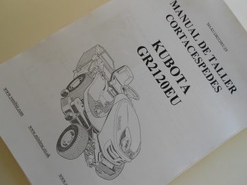 Manuel d'atelier Kubota en espagnol - Kubota : Mower
