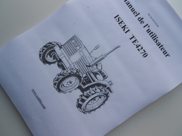 Manuel Utilisateur Iseki en français