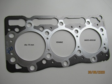 Joint culasse - Kubota : A15, Aste, B1830, GB15, GB16(F), GB160
