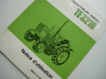 Manuel Utilisateur Iseki en français - Iseki : TE3210
