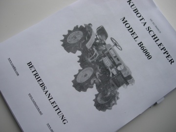Manuel utilisateur Kubota en allemand - Kubota : B6000
Zen-Noh : ZB6000
