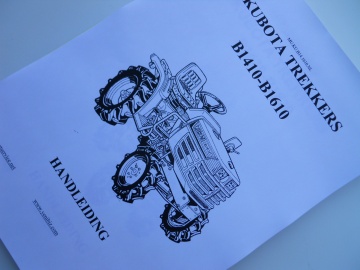 Manuel Utilisateur Kubota en néerlandais - Kubota : B1410, B1610
