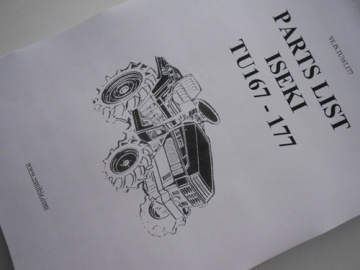 Vues éclatées Iseki  - Iseki : TU167, TU177
