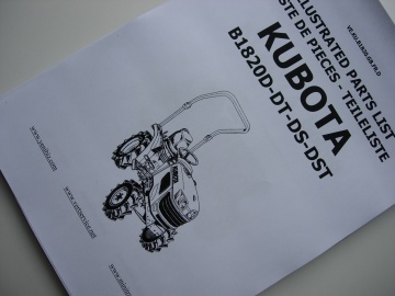 Vues éclatées Kubota - Kubota : B1820
