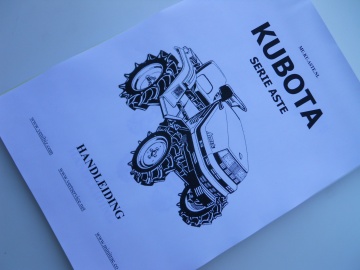 Manuel Utilisateur Kubota en néerlandais - Kubota : A-155, A-175, A-195, A13, A14, A15, A17, A19, Aste
