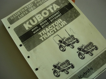 Vues éclatées Kubota - Kubota : B1550, B1750
