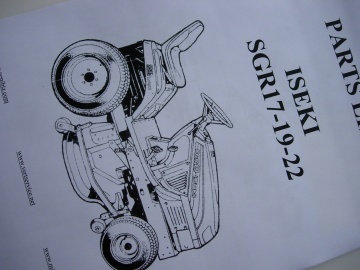 Vues éclatées Iseki  - Iseki : Mowers
