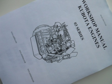 Manuel Atelier Kubota en anglais