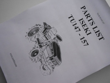 Vues éclatées Iseki  - Iseki : TU147, TU157
