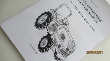 Manuel utilisateur Kubota en français - Kubota : KT
