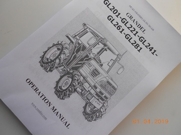 Manuel utilisateur Kubota en anglais - Kubota : GL201, GL221, GL241, GL261, GL281, GRANDEL
