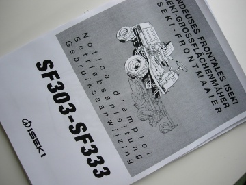 Manuel Utilisateur Tondeuse Frontale Iseki FR.D.NL - Iseki : Mowers
