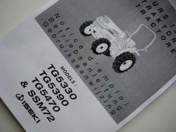 Manuel utilisateur Iseki en FR-D-NL