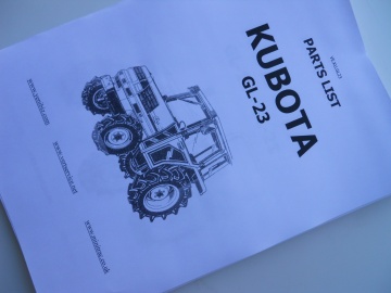 Vues éclatées Kubota - Kubota : GL23
