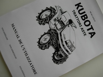 Manuel utilisateur Kubota en italien - Kubota : A-155, A-175, A-195, A13, A14, A15, A17, A19, Aste
