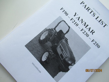 Vues éclatées Yanmar  - Yanmar : F190, F210, F230, F250
